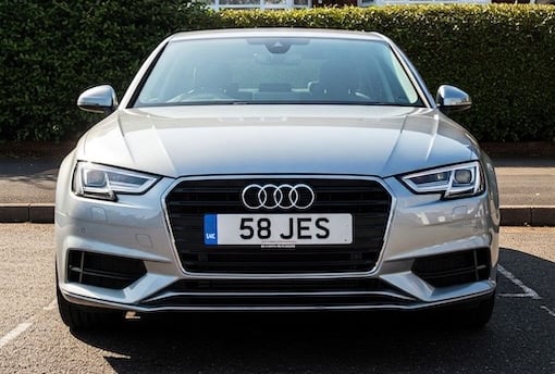 private plates on a financed car