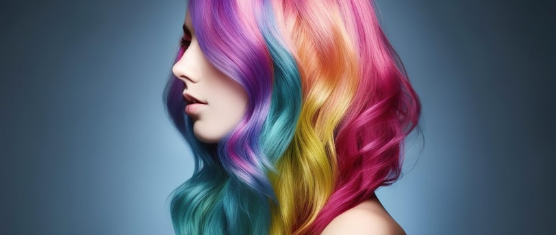 colored hair