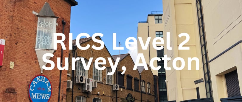 ekron surveyors rics level 2 survey Canham road acton