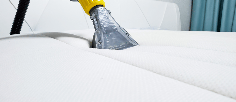 Photo montrant une de nos prestation de nettoyage de matelas à Rennes