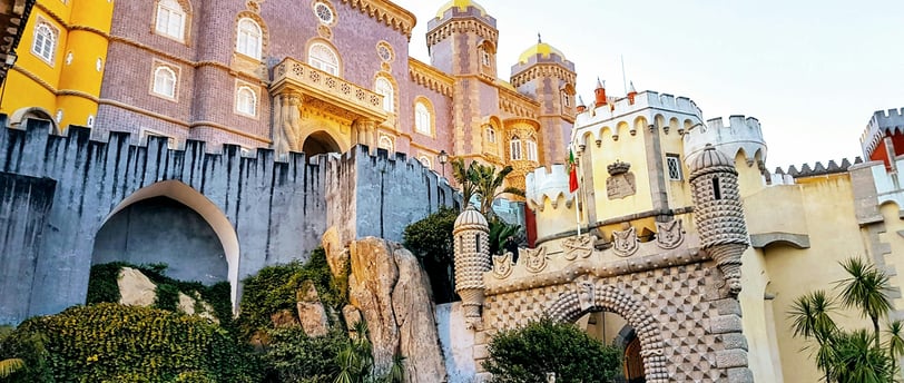 a castle like building with a castle like structure