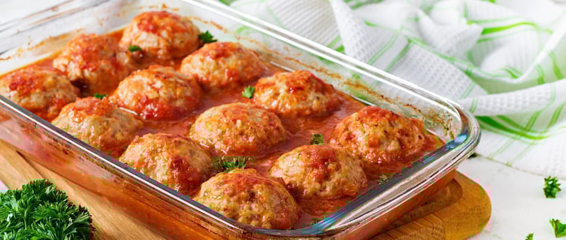 Receita de Almôndega Fit de Frango com Aveia no Forno