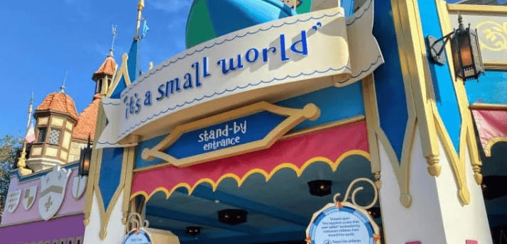 a small child's play area at the disneyland world