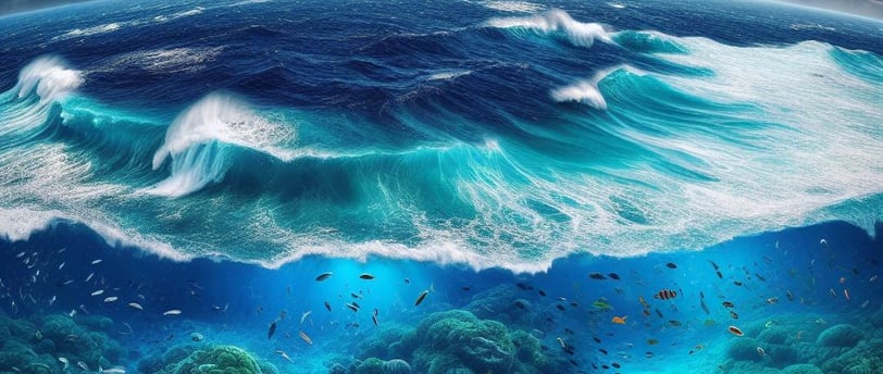 EL MAR AZUL CAMBIA A VERDE