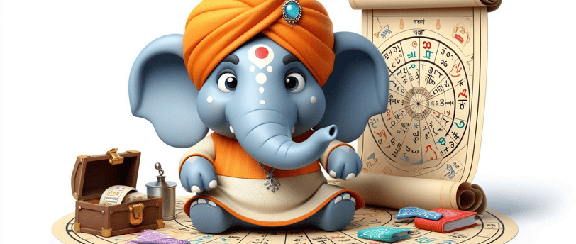 An elephant shaped Batuk Jyotish