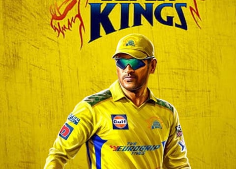CSK Captain M S Dhoni