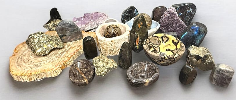 Collection of Minerals and Fossils from Stephane Michaelis