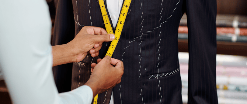 a man in a suit for fitting session
