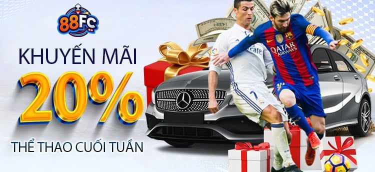 khuyến mãi cuối tuần nhà cái 88fc