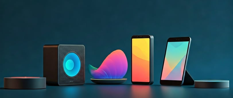 User interacting with Alexa devices
