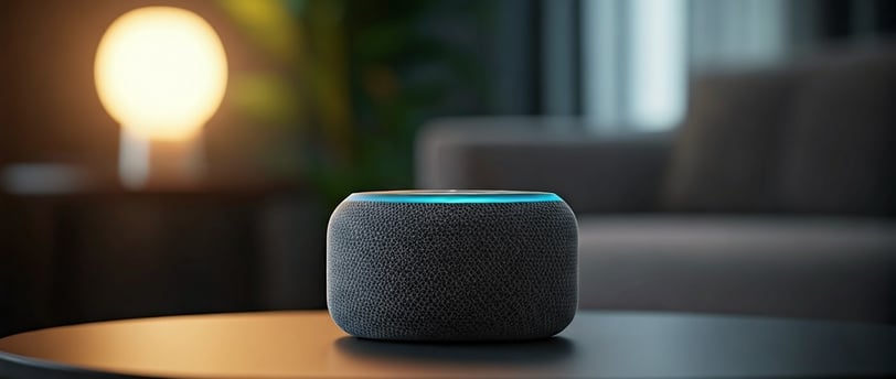 Echo Dot in a stylish room