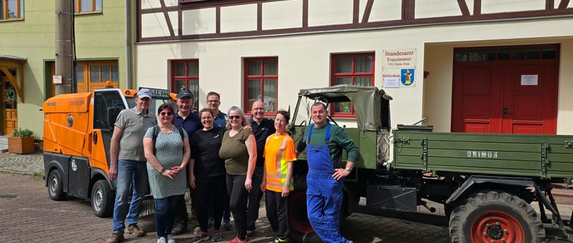 Wir für Gebesee. Wir beim 1. Gebeseer Dreck-weg-Tag