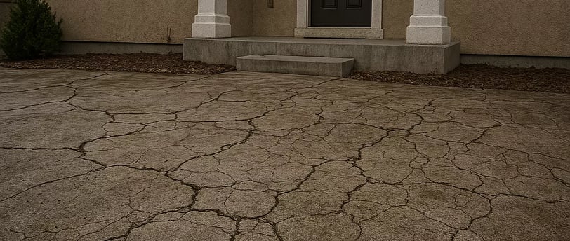 damaged concrete