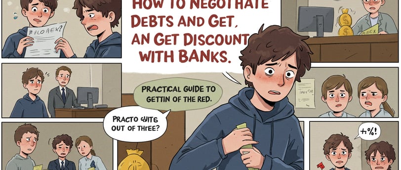 Como Negociar Dívidas e Conseguir Descontos com Bancos: Guia Prático para Sair do Vermelho