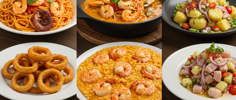 Receitas com frutos do mar