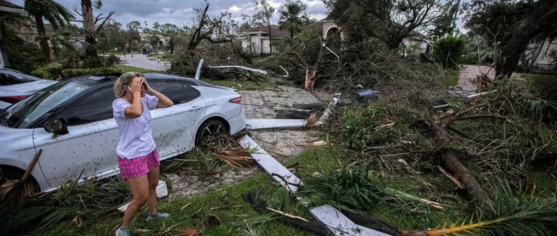 O furacão Milton ganhou velocidade e dimensões assustadoras.