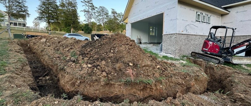 Trenching for Utility Lines