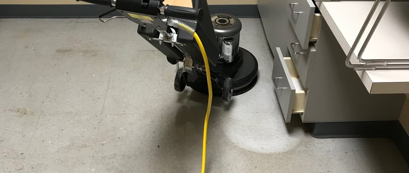 "Tile Stripping in Daytona Beach, FL by TEC Floor Services."