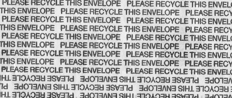 please recycle this envelope