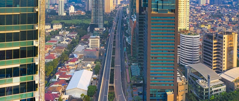 View of Jakarta, Indonesia
