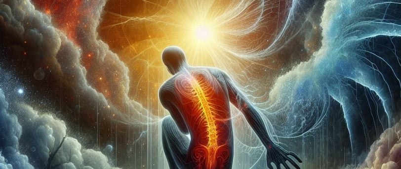 صورة متخيلة بالذكاء الصناعي تجسد الألم