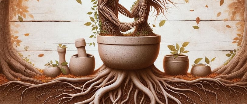 صورة متخيلة بالذكاء الصناعي تعبر عن التناغم بين الأنثى والذكر