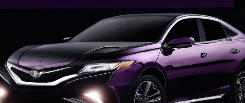 a purple toyota camry is shown in this image