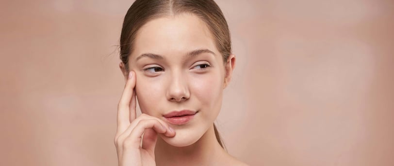 Girl with nice skin