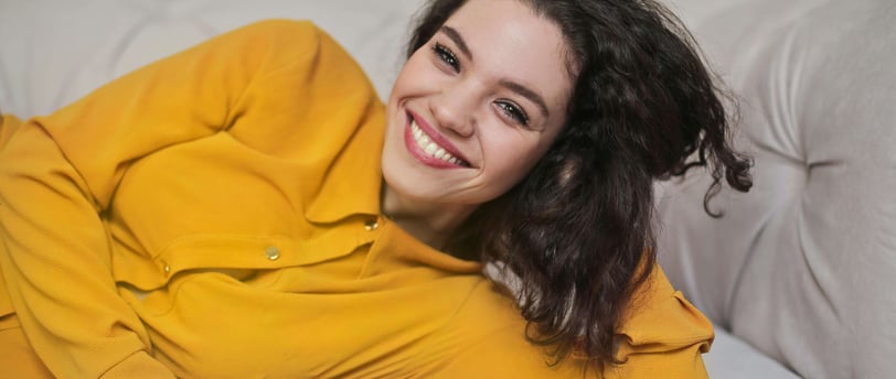 Girls smile