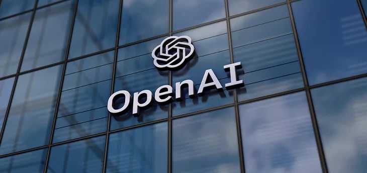 a large open air sign on a building