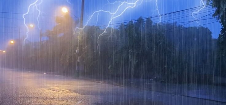 Heavy rain
