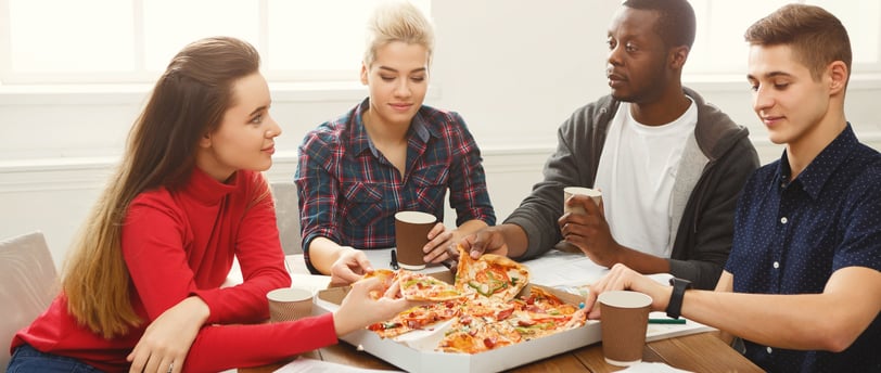Hire food truck pizza van business corporate event cambridgeshire office party networking product lu