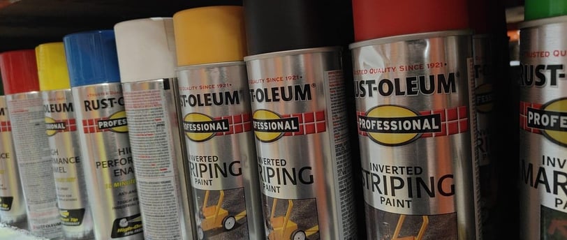 striping paint in can colors