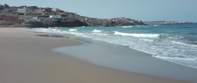 Playa de Bocabarranco Gran Canaria Hund