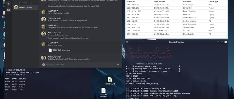 a desktop screen shot of a desktop computer screen