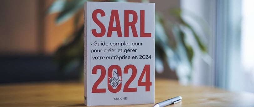 a sign that says sarl, and a pen in front of a plant LEGALIS