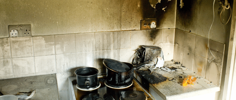 enlever l’odeur de brûlé après un incendie