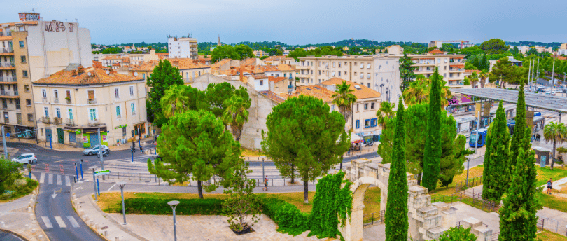 rue commerçante de montpellier