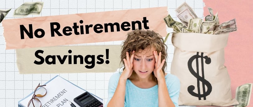 No money for retirement image