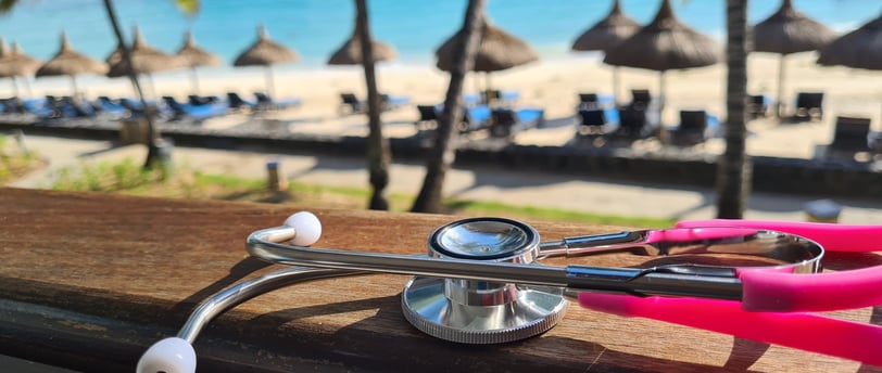 a stethoscope with a stethoscope on it