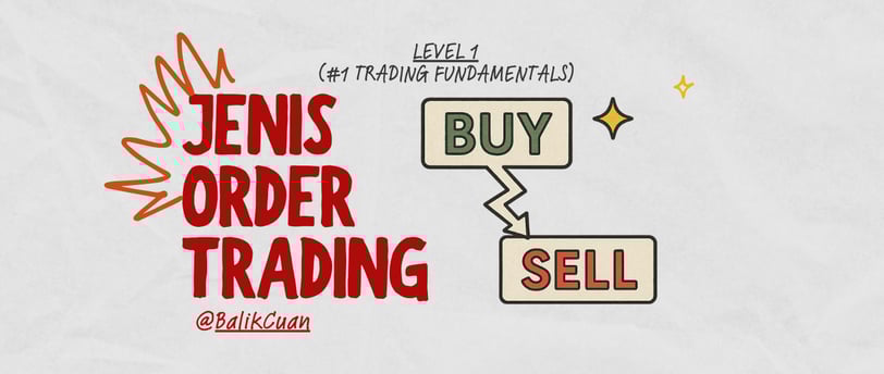 Jenis order dalam trading