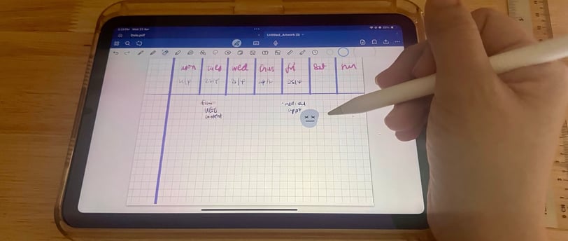 Planning with goodnotes