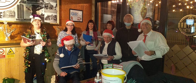 Choir at Longford Tap