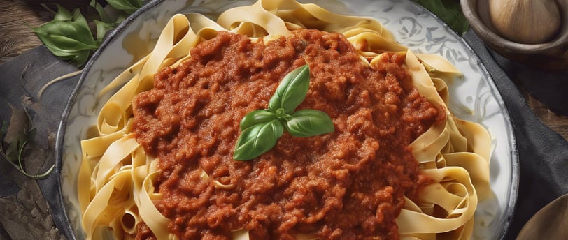 Tagliatelle al ragù.