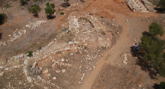 imagen aerea de els clossos de can Gaya