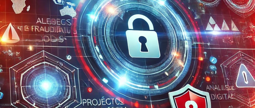 a digital display of a security system with a lock and keyhole