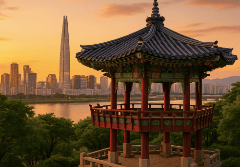 Seoul by night