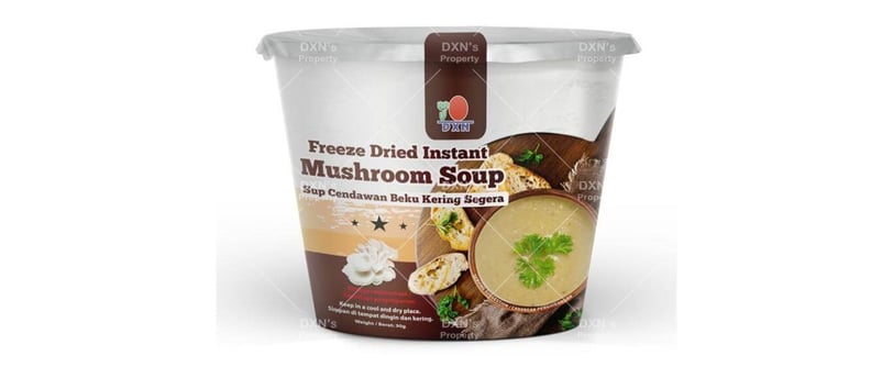 Discover the Delight of DXN Freeze Dried Instant Mushroom Soup