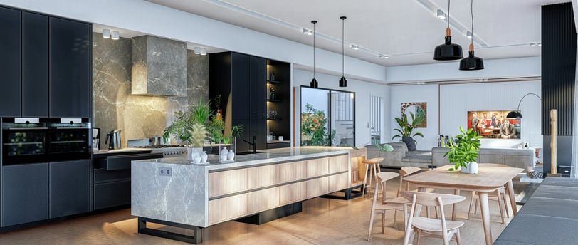 Beautifully remodeled home interior by Corr Construction Co., showcasing expert craftsmanship and de