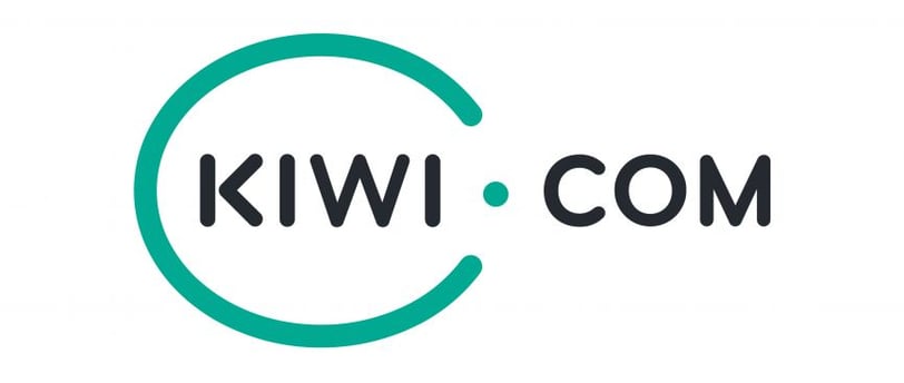 a kiwi com logo with the words kiwi com